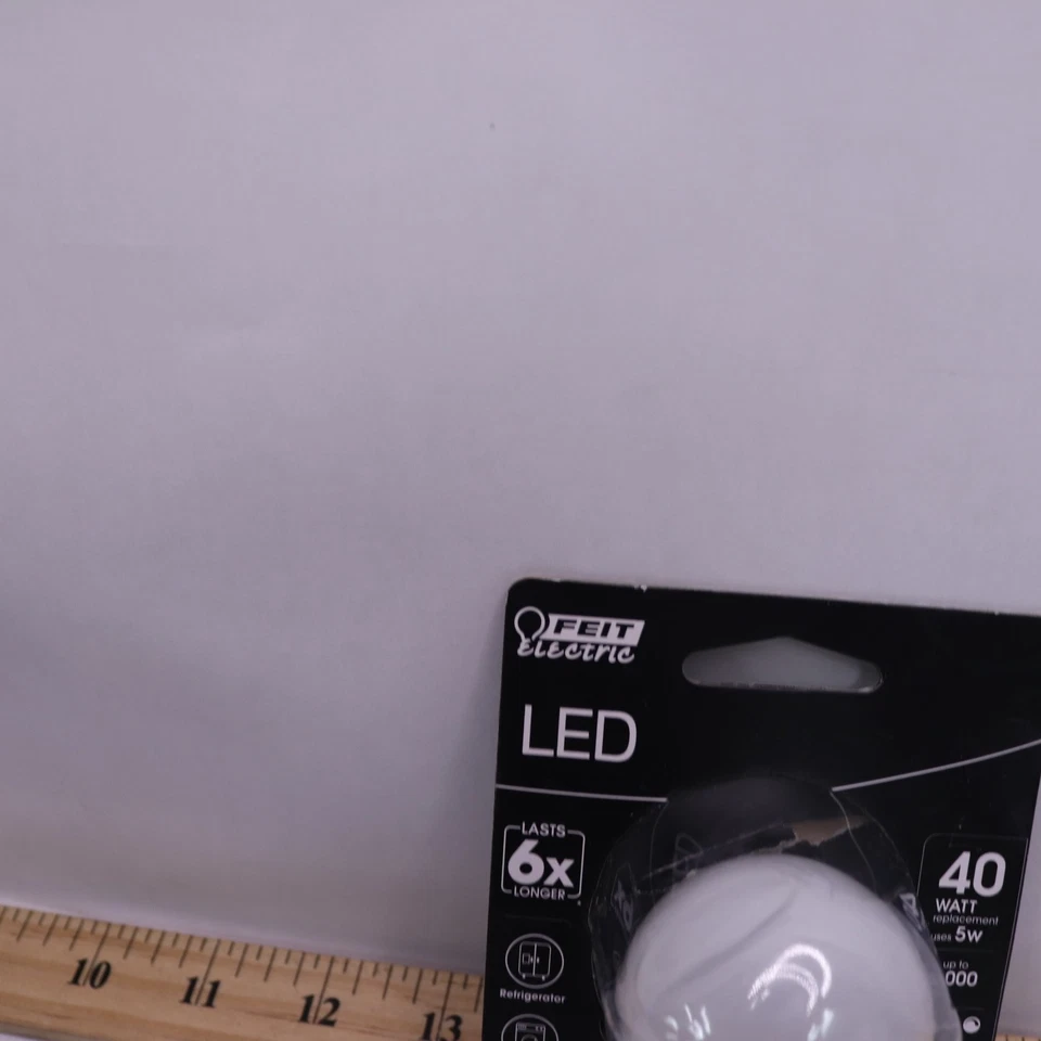 Feit Eléctrico Regulable LED Refrigerador Bombilla Vidrio Luz de Día A15 5000K 40W Foto 2 de 4