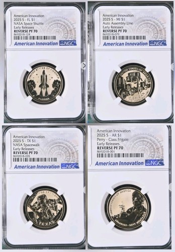 2025 S REVERSE PROOF AMERICAN INNOVATION SET NGC PF70 EARLY RELEASES [IN STOCK]
