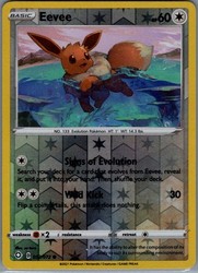 Eevee 052/072 Shining Fates Reverse Holo Common