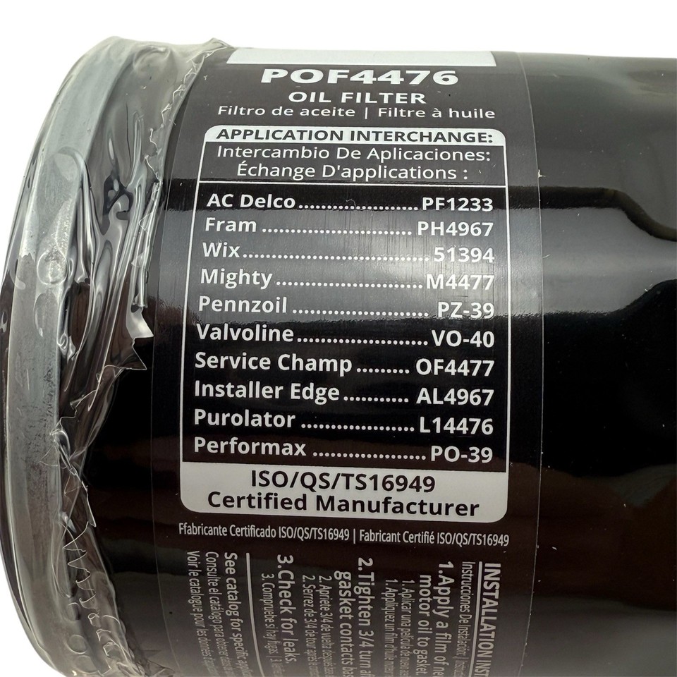 Oil Filter For E-Z-GO 607454 | eBay