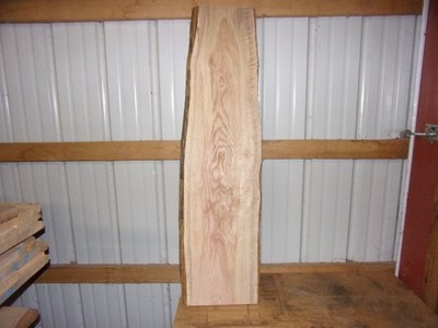 RUSTIC BLACK OAK SLAB KILN DRIED LUMBER WOOD 7/8'' THICK BOARD F190F LIVE EDGE
