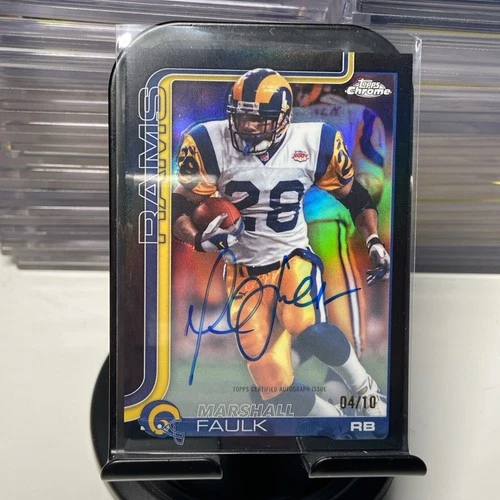 2025 Topps Chrome Marshall Faulk Base (RAW)