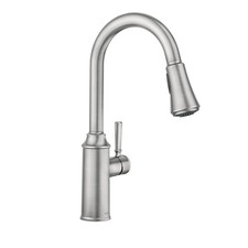 Moen Conneaut 1-Handle Pulldown Kitchen Faucet Reflex Docking Power Clean