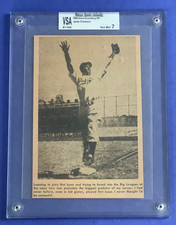 1949 Avon Greenberg #47 Jackie Robinson Newspaper Photo Near Mint VSA 7