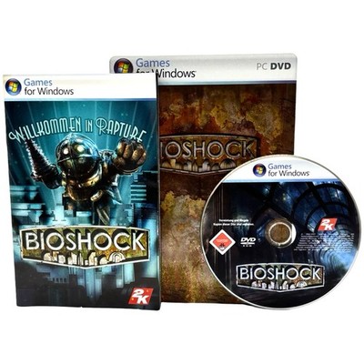 BioShock Steelbook PC DVD Shooter Deutsch gereinigte Hülle Handbuch