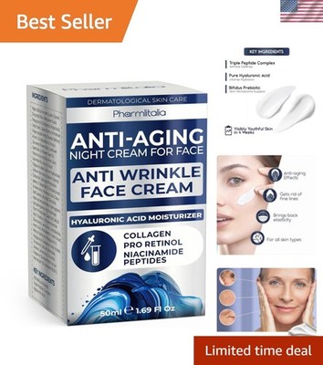 Night Cream for Women 60+: Hydrating Anti-Aging Face Lift | 1.69 Fl Oz
