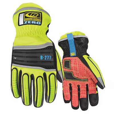 Ansell 277-09 Hi-Vis Cold Protection Gloves, Tefloc Palm, Thinsulate Lining,