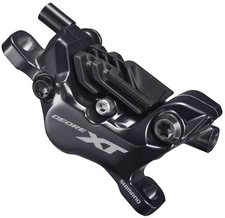 Shimano XT BR-M8120 Disc Brake Caliper - 4-Piston Post-Mount , Metal Pads with