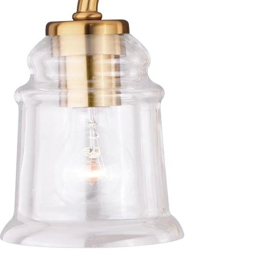 Toledo 4-Light Bathroom Light in Industrial Style 8.25 Inches Tall and 30.5 - Picture 6 of 9