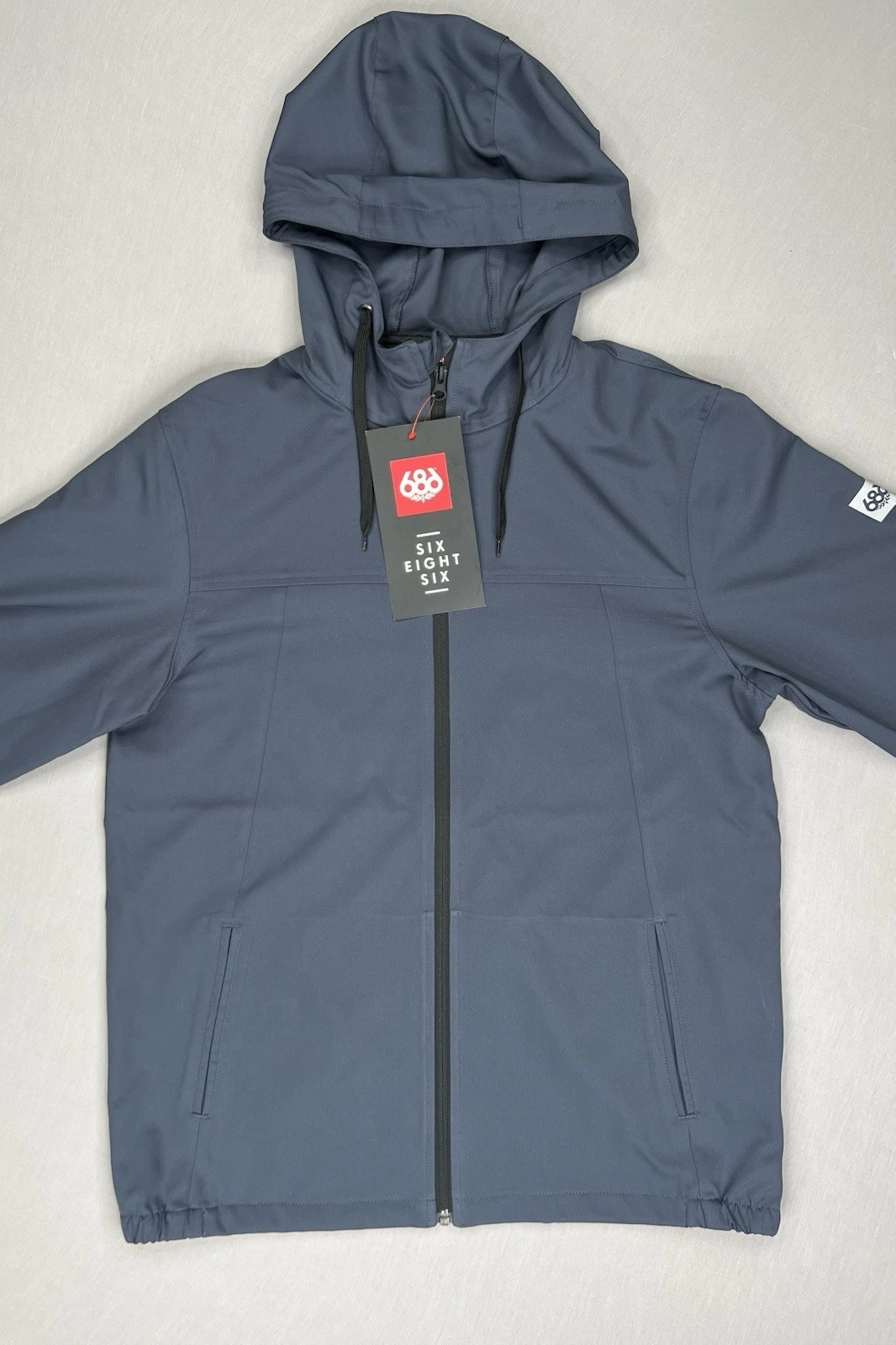686 Unix Windbreaker Jacket Ink Navy Blue Size M KCR915 NWT $110 - product detail image 2