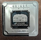 Geiger Edelmetalle 1 oz Silver Bar 999 Schloss Güldengossa