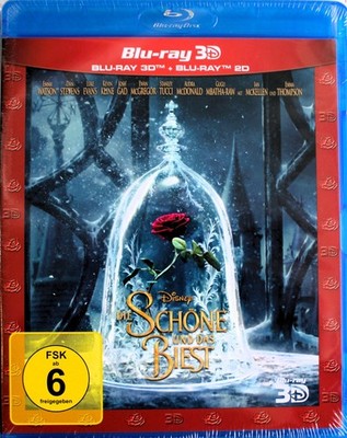 Die Schöne und das Biest - Realfilm- Emma Watson  - 2D & 3D BluRay  Neu OVP