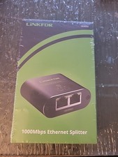 RJ45 Ethernet Splitter 1000Mbps 1 to 2