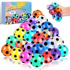 24 Pack Fidget Stress Balls for Adults, Relief Small, Multicolour