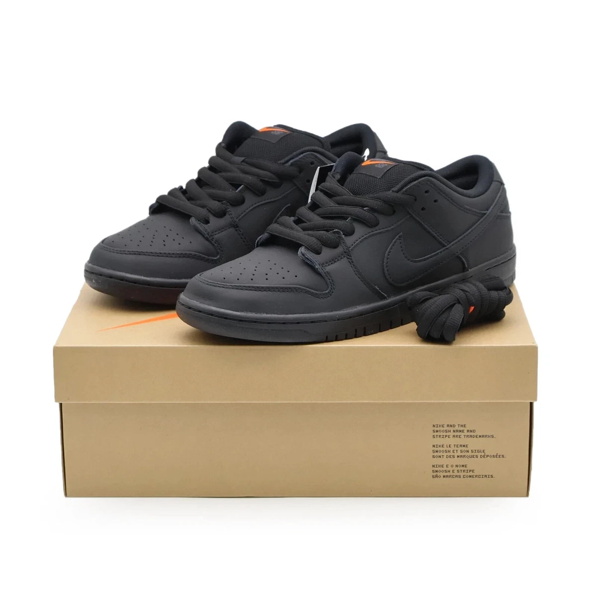 Nike Dunk Pro SB Low Triple Black | eBay