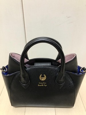 Sailor Moon x Samantha Vega Luna 2-Way Black Shoulder Bag Used