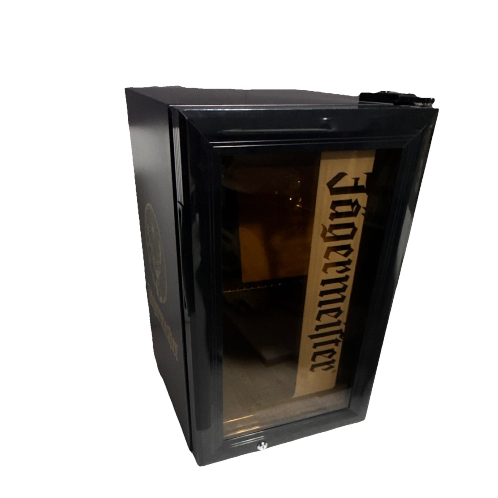 J&auml;germeister SD36 Glass Door Merchandising Refrigerator Bla