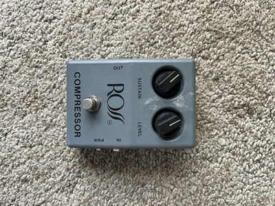 Ross Compressor Original 1970s Rare Vintage Guitar Effect Pedal