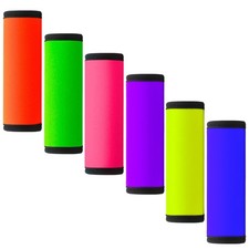 Luggage Handle Wrap 6 Pack-Neoprene Luggage Handle Wraps for Suitcase/Beach B...