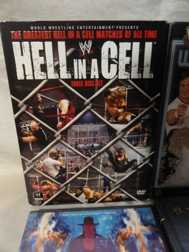 WWE 4 DVD LOT 12 DISCS HELL IN A CELL, THE GREATEST WRESTLING STARS OF THE 80'S - Imagen 2 de 5