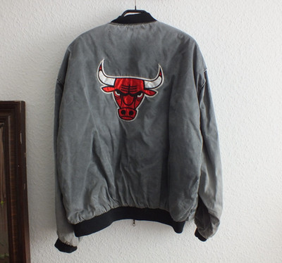 Vintage Bomber Jacke Champion Chicago Bulls NBA