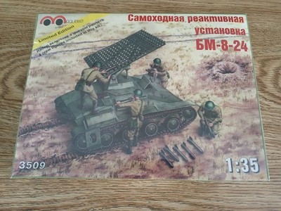 LNIB, Maquette - BM-8-24 Russian Multiple Rocket Launcher, 1/35 Scale Model Kit