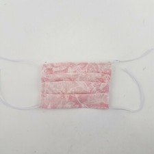  Extra Small Kid's Fabric Face Mask Pink Floral pattern, includes one filter