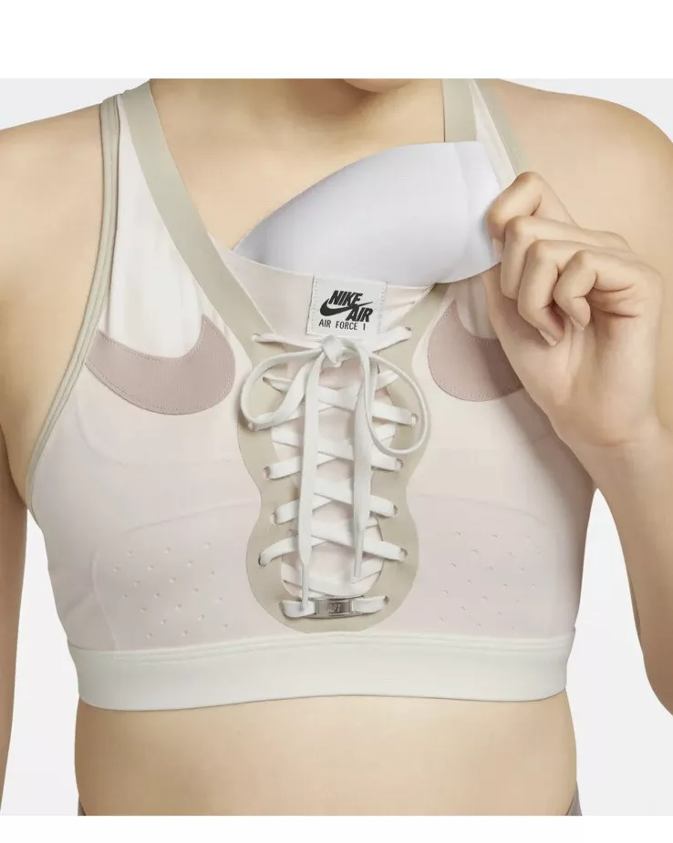 Nike Women s Dri Fit Swoosh Air Force 1 Sports Bra Size Large