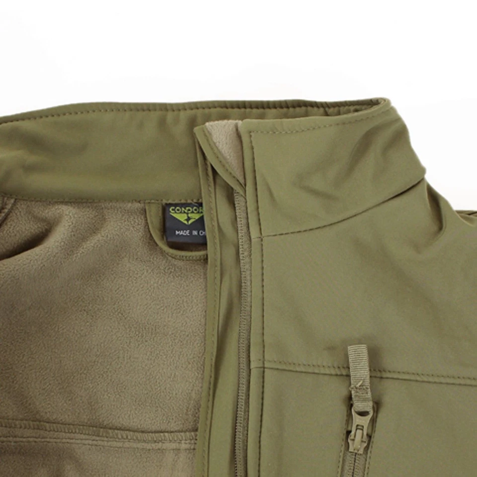 Condor 606-003 Phantom Soft Shell Breathable Waterproof Army Combat Jacket-Tan - Image 2 of 4