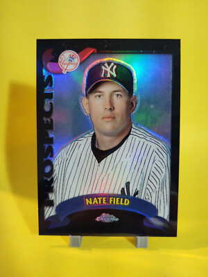 2000 Topps Traded Chrome #T114 Nate Field Black Refractor #100/100 1/1 