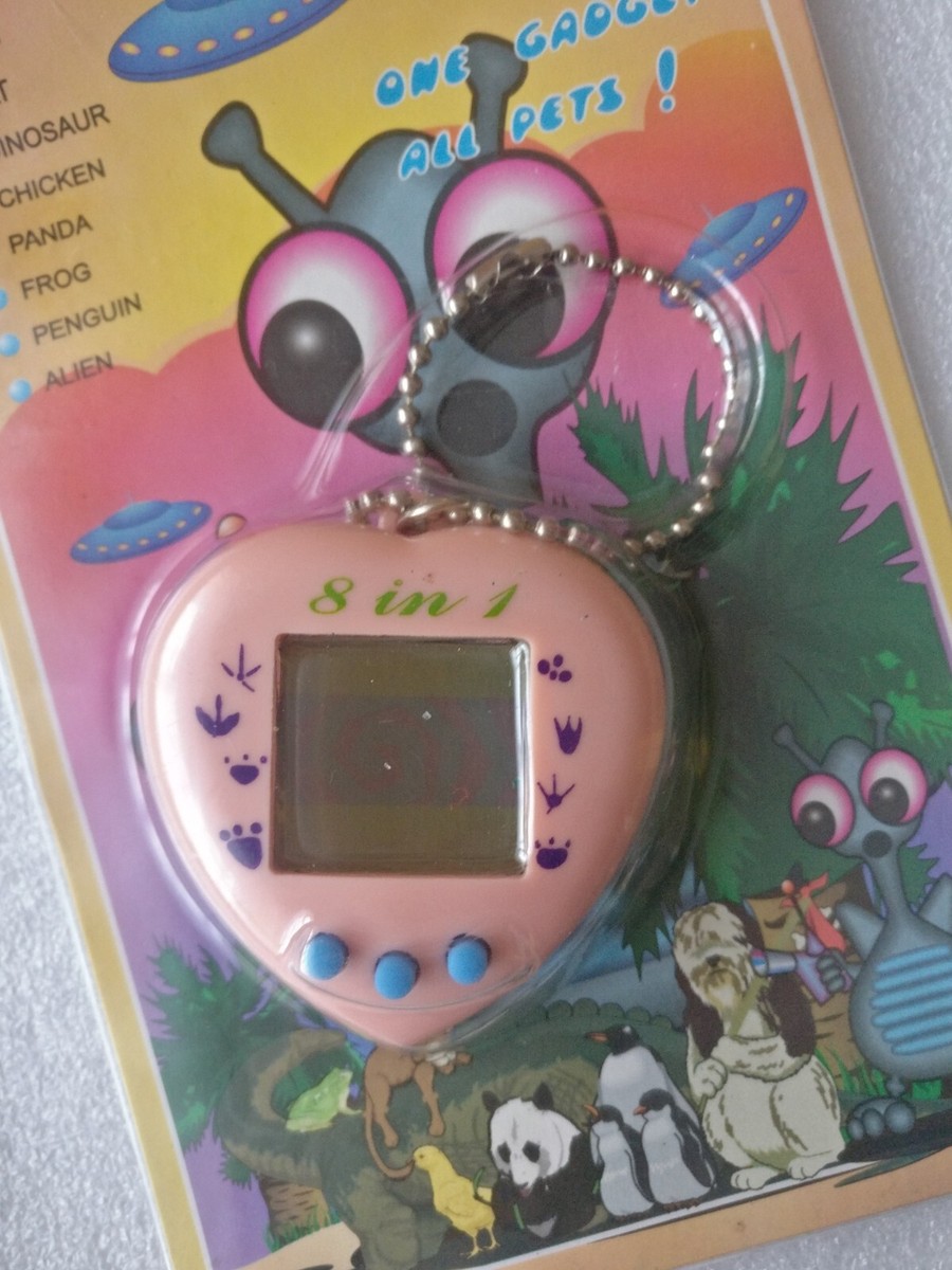 Tamagotchi KING PET 8 in 1 Electronic Virtual Key Pet w