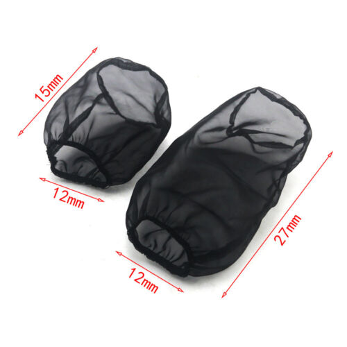 Protector de agua negro universal prefiltro admisión de aire frío cubierta de filtro cono pequeña - Imagen 5 de 12