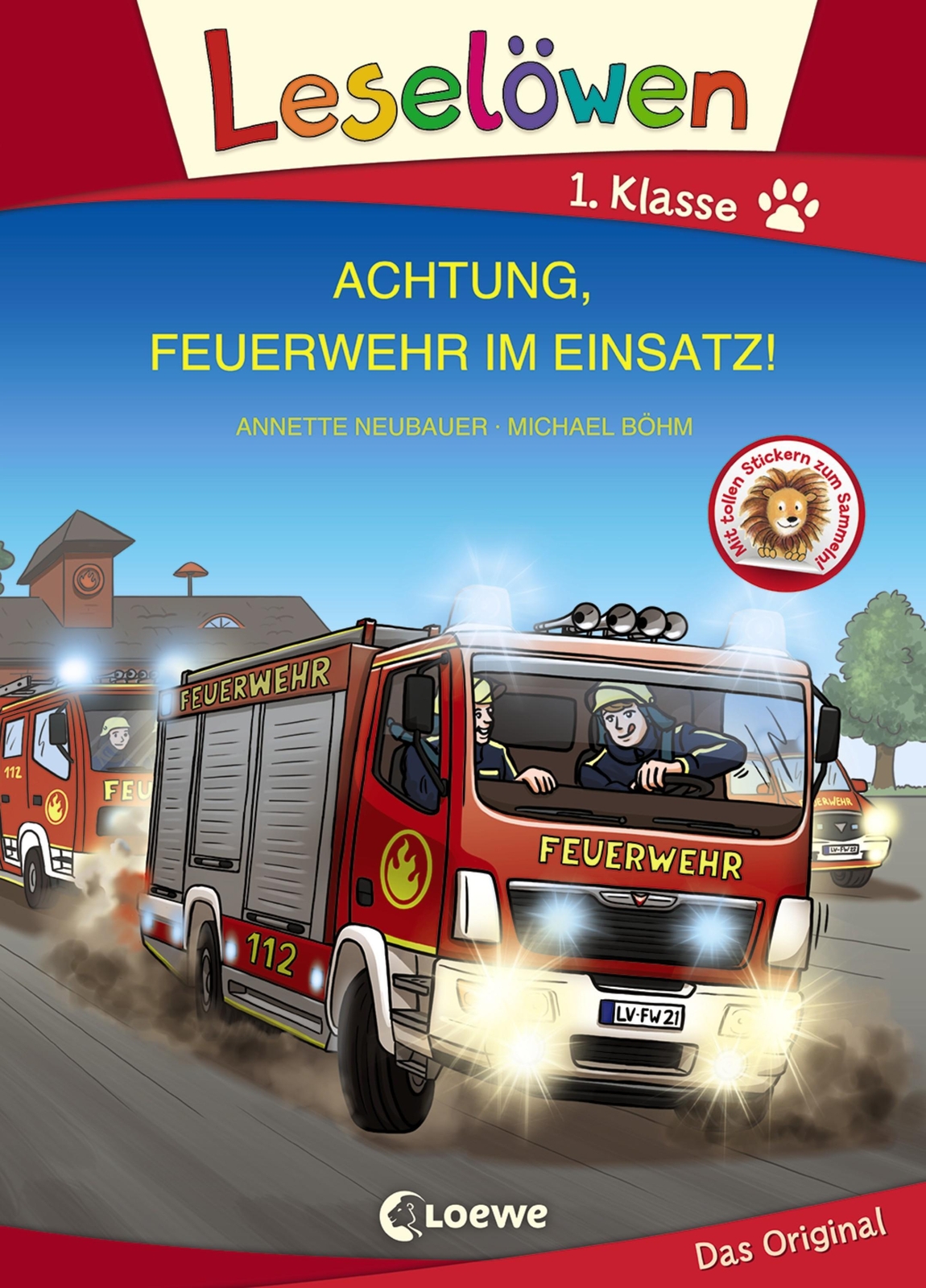 Thumbnail - Leselöwen 1. Klasse - Achtung, Feuerwehr Einsatz