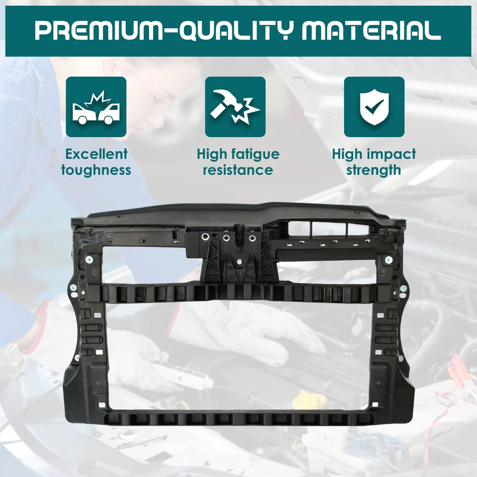Conjunto de soporte de núcleo de radiador para Volkswagen Jetta 2010-2014 VW GTI Golf 2010 Foto 3 de 4