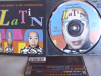 Yasuaki Shimizu & The Saxophonettes- Latin- Picture-CD- Made in Japan 91 WIE NEU