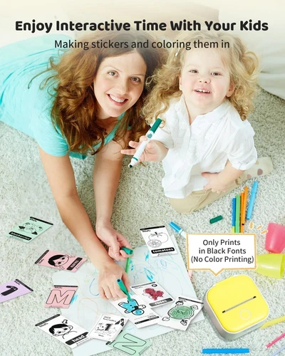 Mini impresora Phomemo T02 impresora impresora de bolsillo para smartphone móvil sin tinta termo - Imagen 6 de 21