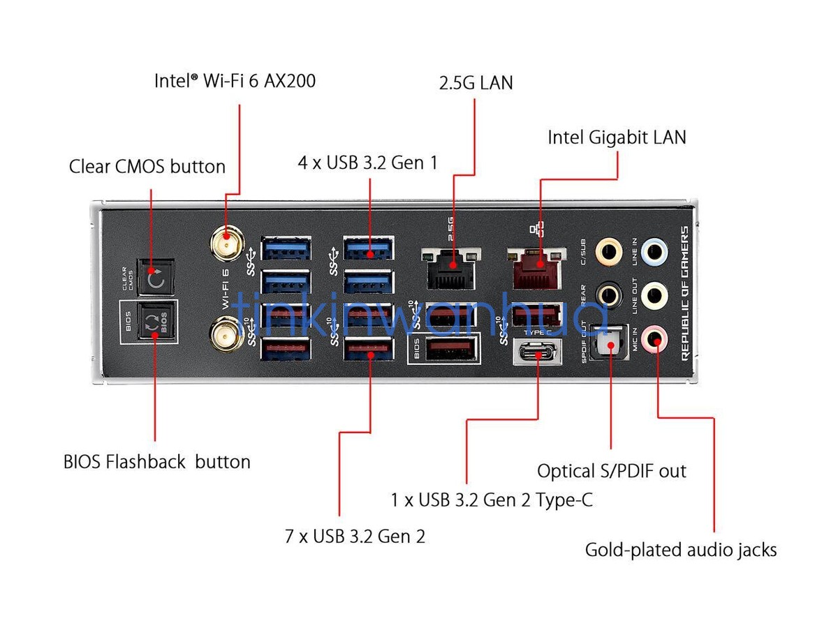 For ASUS ROG CROSS HAIR VIII DARK HERO Socket AM4 DDR4 M.2 SATA3