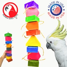 1140 Big Chew Parrot Bird Toy Toys Cage Cages Chewy Amazon Macaw Cockatoo