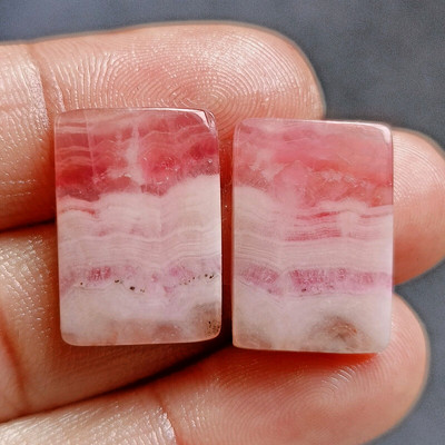 20 CT Natural Pink Cobalt Calcite Gemstone Fancy Shape Pair Stone 13x19 MM
