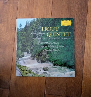 Amadeus Quartet Trout Quintet LP Deutsch Grammophon 135062 VG+/EX 1960s Austrian