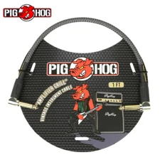 NEW Pig Hog Patch Cable "Amp Grill" 1/4' to 1/4' 1 ft Right Angle., PCH1AGR
