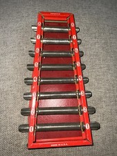 Tin Xylophone Made in USA 10" Long Toy Works Great See Pics Vtg NO Sticks