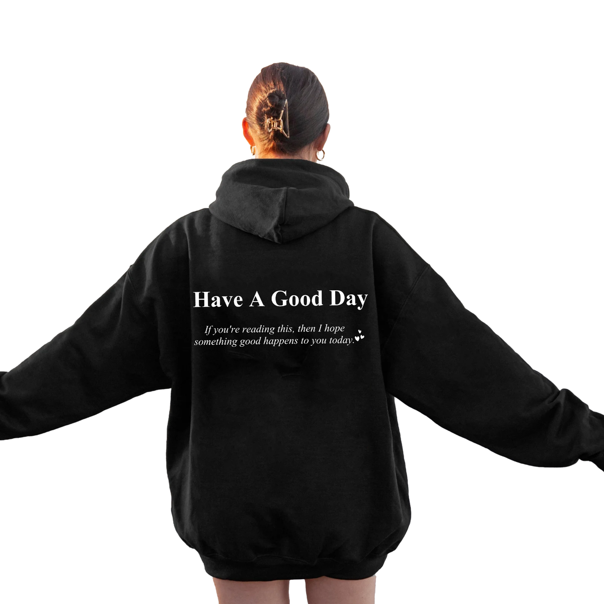 Have A Good Day Hoodie, Aesthetic Sweatshirt, Streetwear Hoodie, Trendy  Hoodie,