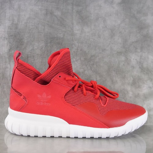 red and white trainers mens