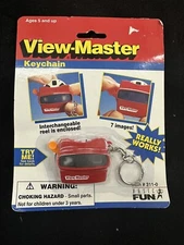 View-master Viewer Keychain 1997 Basic Fun Key Ring FISH New