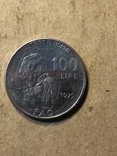 Moneta italiana 1979 100 lire Italia bella moneta mucche