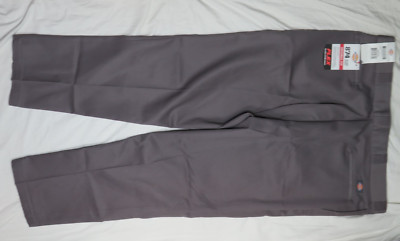 DICKIES MEN'S WORK PANTS 44X32 874 GRAY ORIGINAL CLASSIC FLEX 11874VG NWT