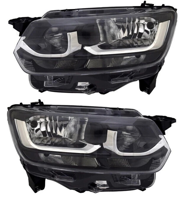 Pack Phares Toyota Proace City pour Réparation Éclairage Avant avec Moteur Électrique H1 H7 W21