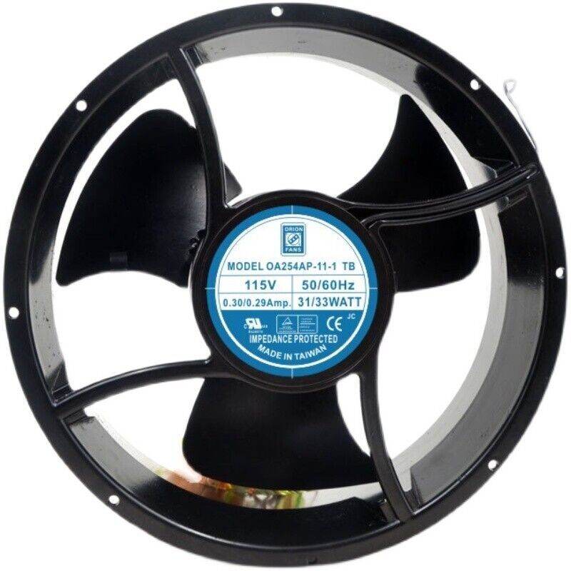 1 PCS FANS Fan OA254AP-11-1TB AC 115V 25489 25.4CM 2 Wire Industrial Fan #F2