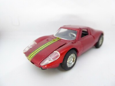 POLITOYS PORSCHE 904 CARRERA GTS - N°535 1/43 ROUGE METALLIQUE / METALLIC RED